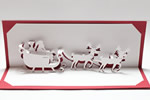 Santa & Reindeer pop-up model from the Special Occasions collection