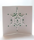 Snowflake pop-up model from the Special Occasions book