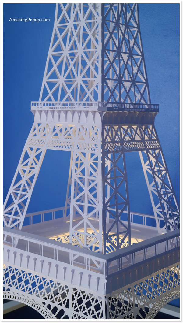 Eiffel tower model middle