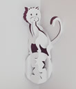 Kitten pop-up card model featured in Assorted Pop-up Cards