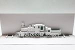 Locomotive pop-up card model featured in Assorted Pop-up Cards